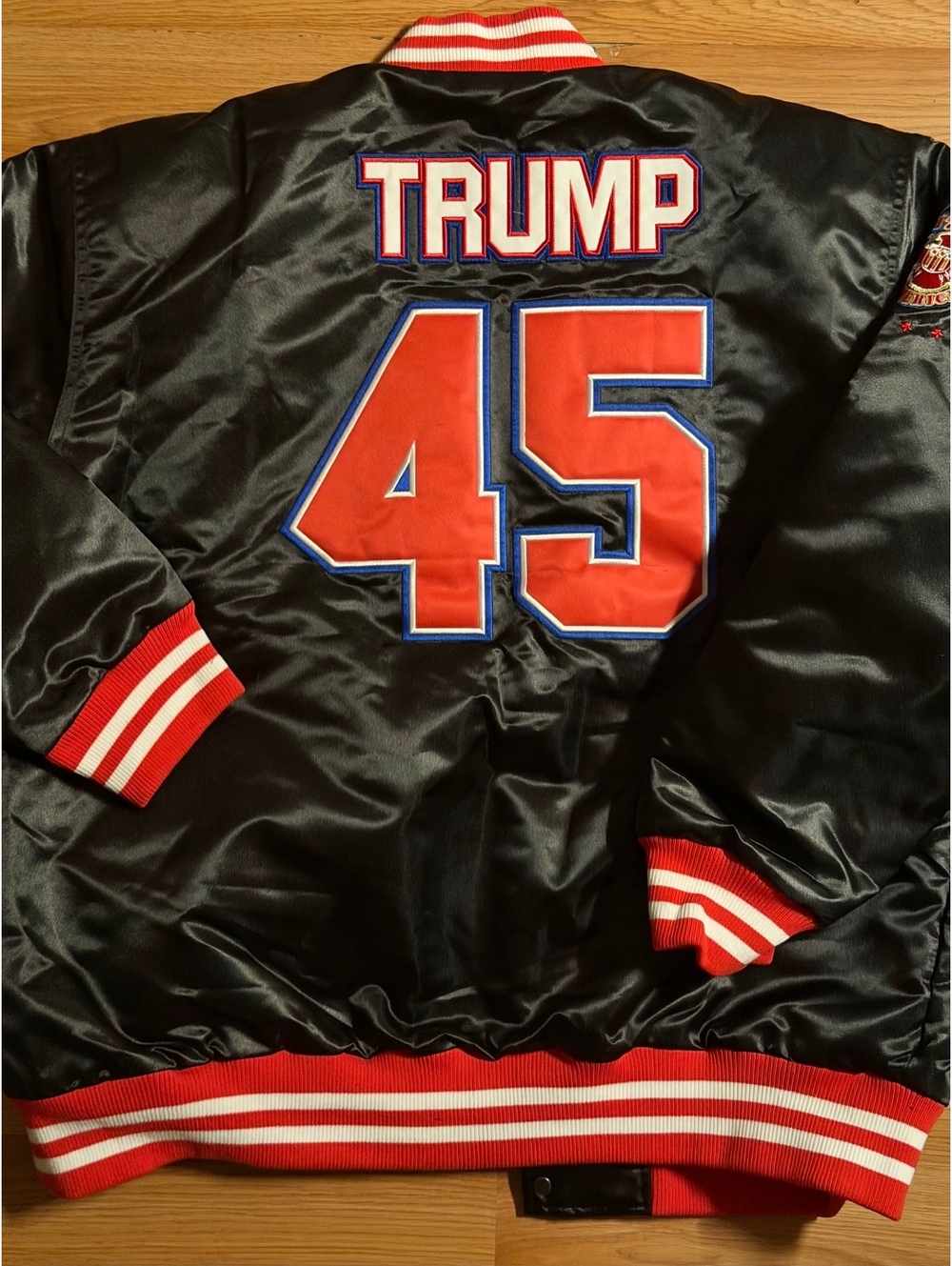 TRUMP #45 SATIN HEADGEAR CLASSICS JACKET! 3XL $160.00